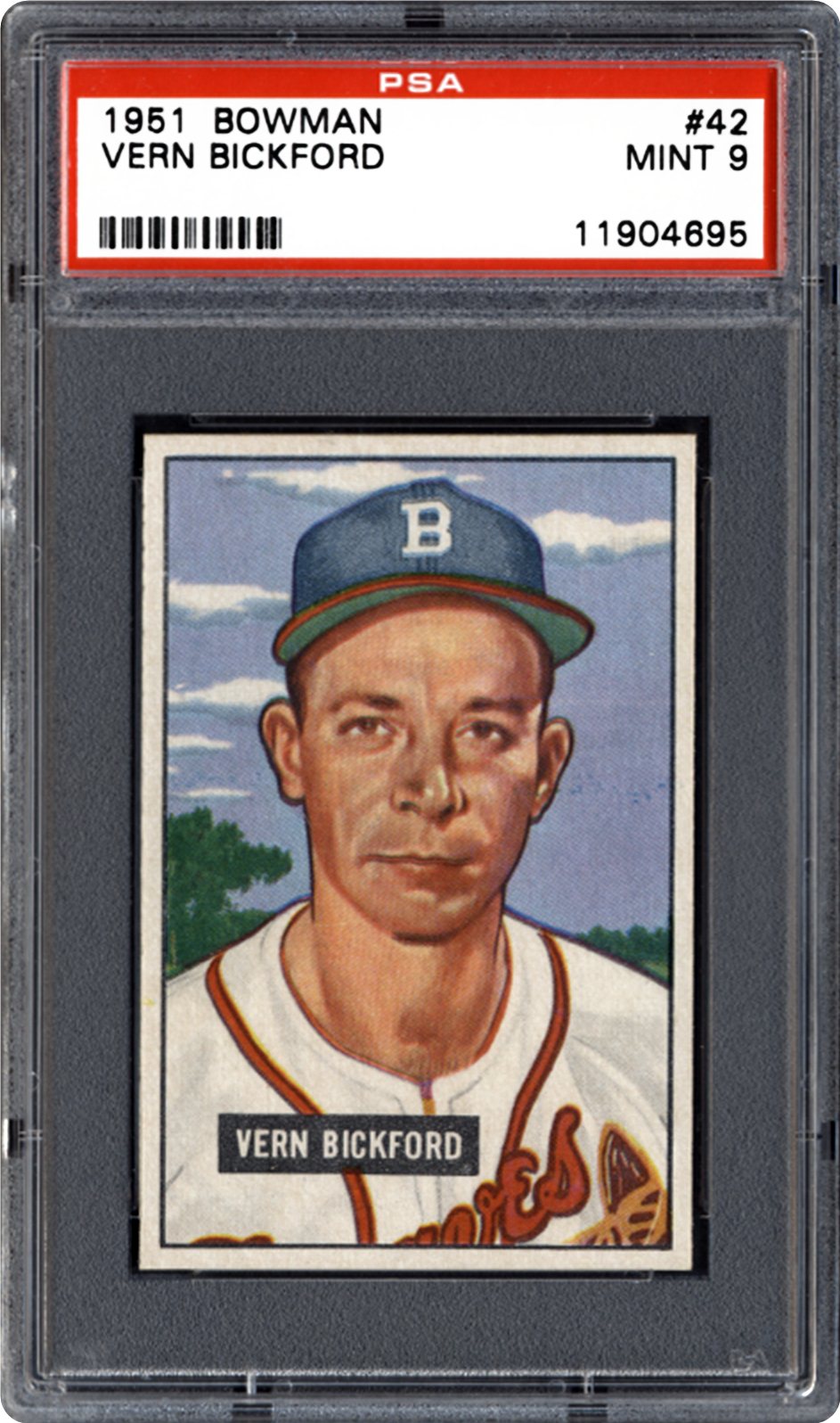 1951 Bowman Vern Bickford PSA CardFacts™