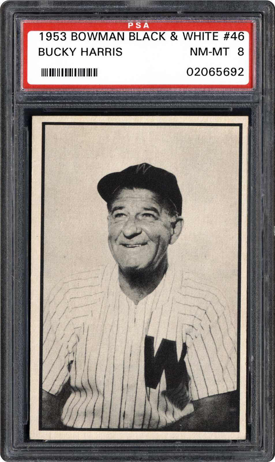 1953 Bowman B & W Bucky Harris | PSA CardFacts™