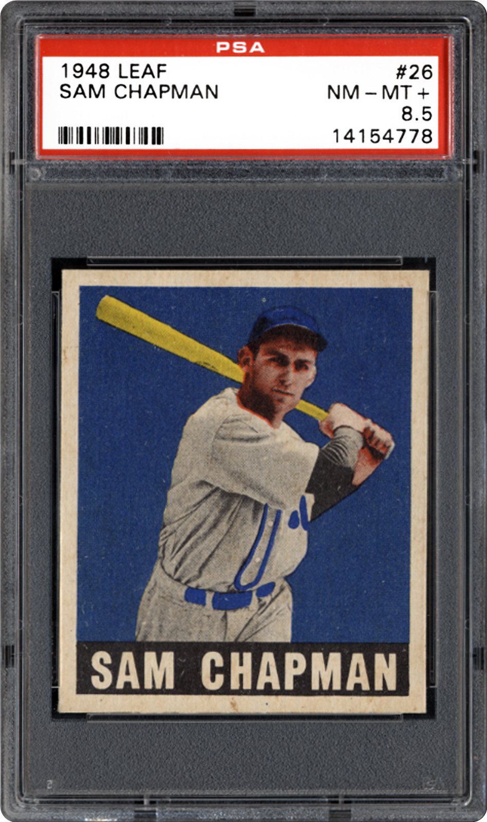 1948 Leaf Sam Chapman PSA CardFacts 