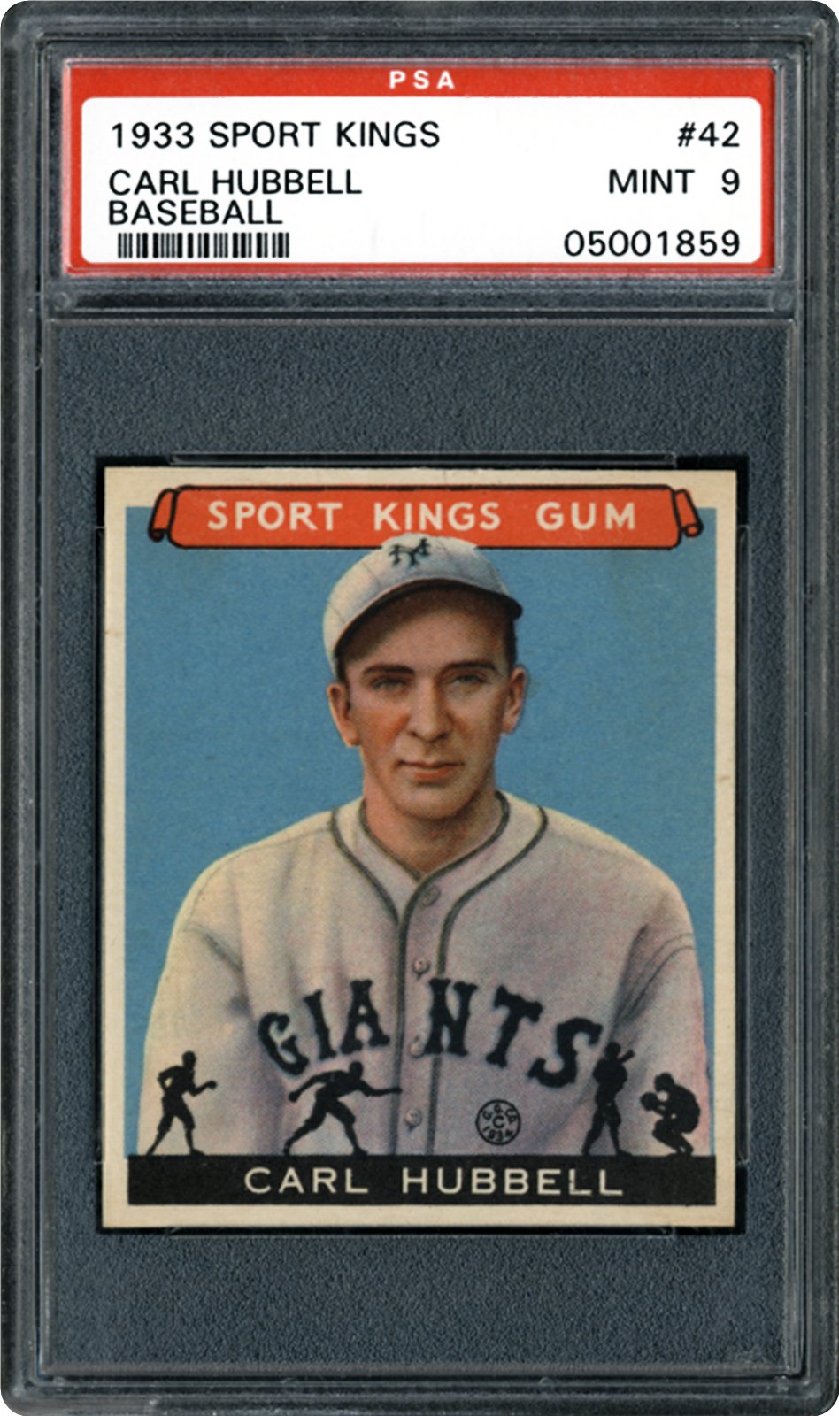 1933 Goudey Sport Kings Carl Hubbell (Baseball) PSA CardFacts™