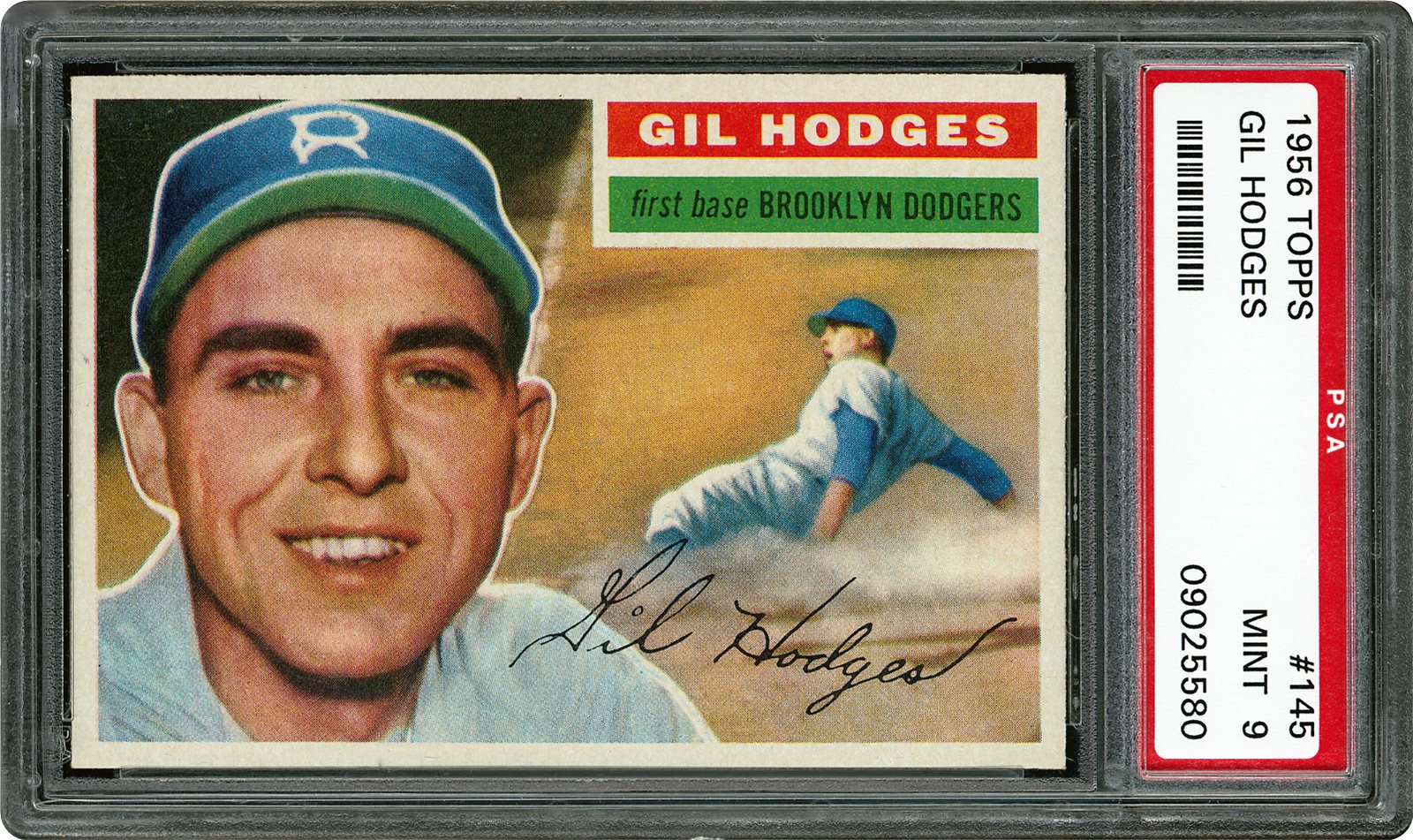 1956 Topps Gil Hodges | PSA CardFacts™