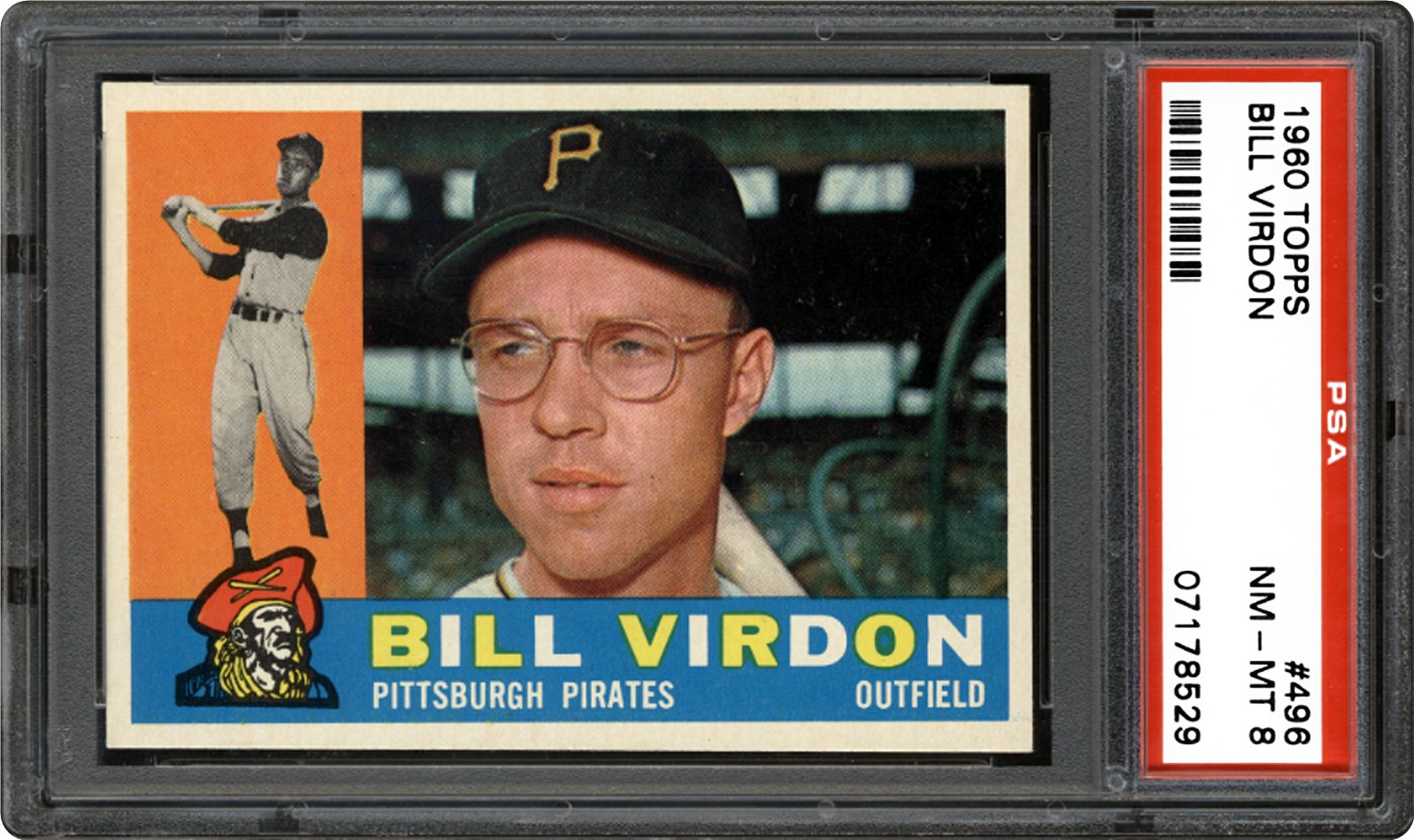 1960 Topps Bill Virdon PSA CardFacts