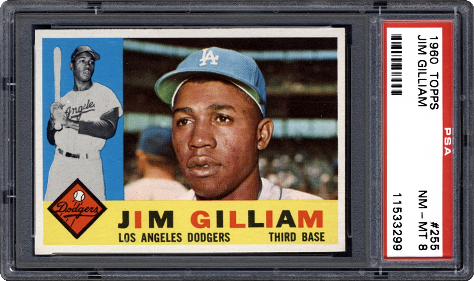 Topps Jim Gilliam Psa Cardfacts