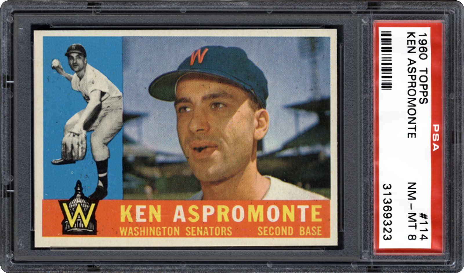 1960 Topps Ken Aspromonte PSA CardFacts