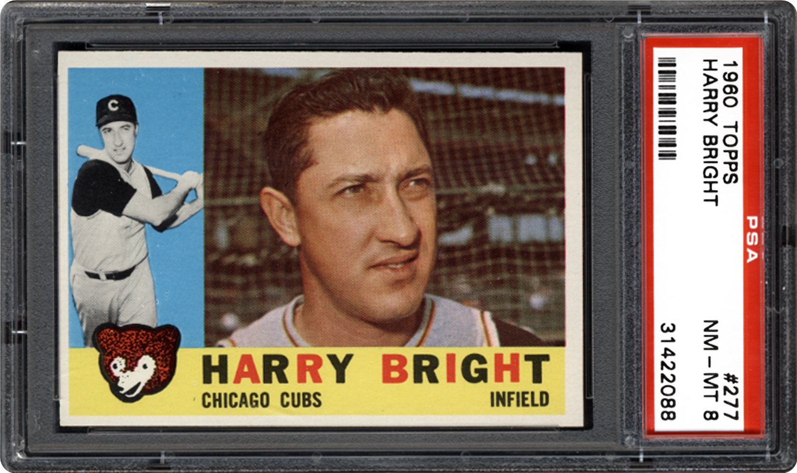 1960 Topps Harry Bright PSA CardFacts™