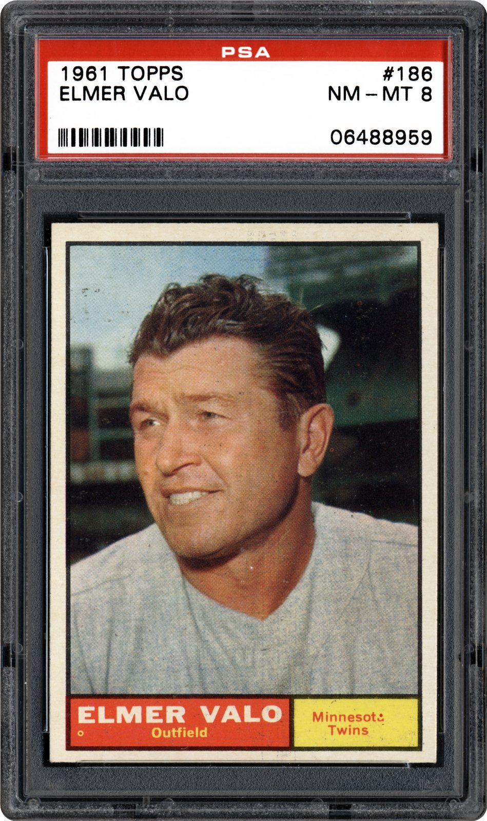 1961 Topps Elmer Valo PSA CardFacts