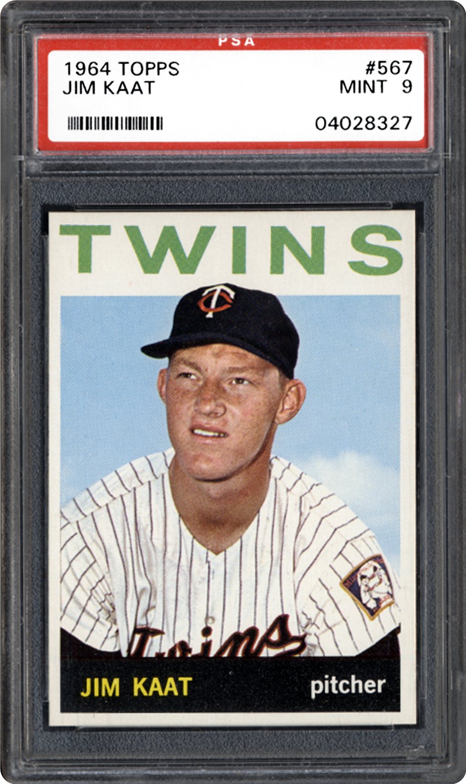 1964 Topps Jim Kaat | PSA CardFacts™