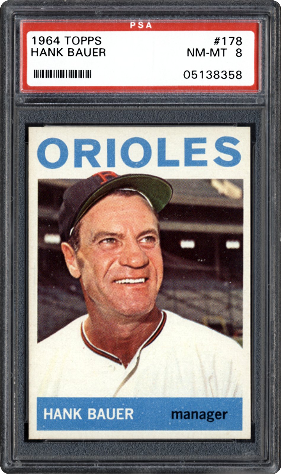 1964 Topps Hank Bauer PSA CardFacts™