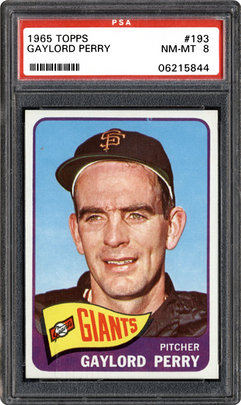 1965 Topps Gaylord Perry | PSA CardFacts™