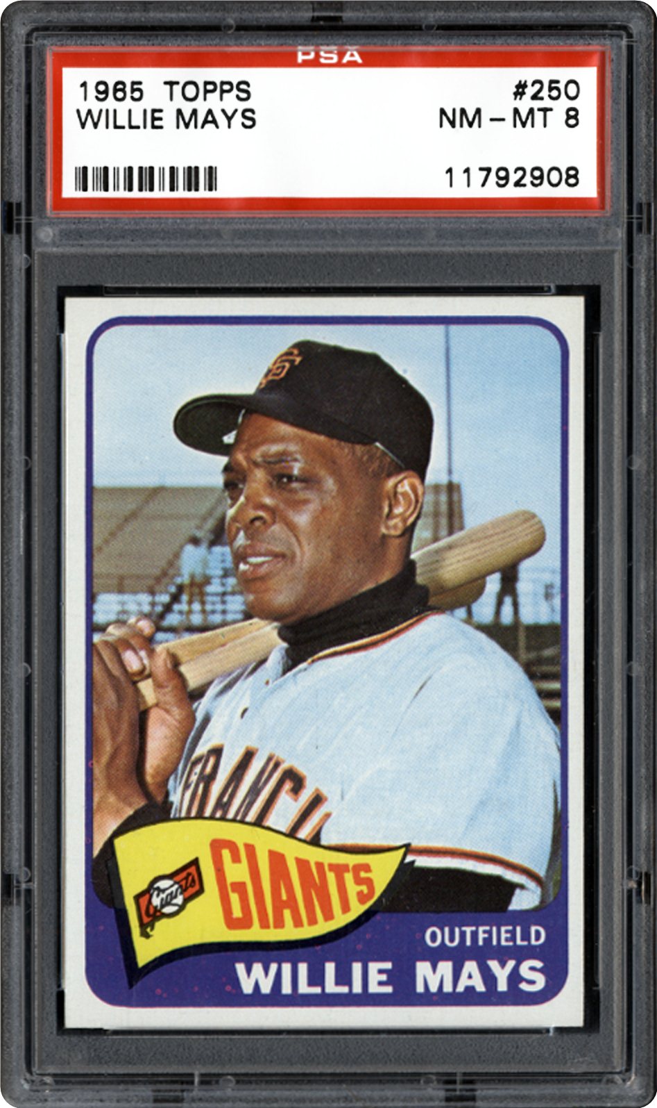 1965 Topps Willie Mays PSA CardFacts™