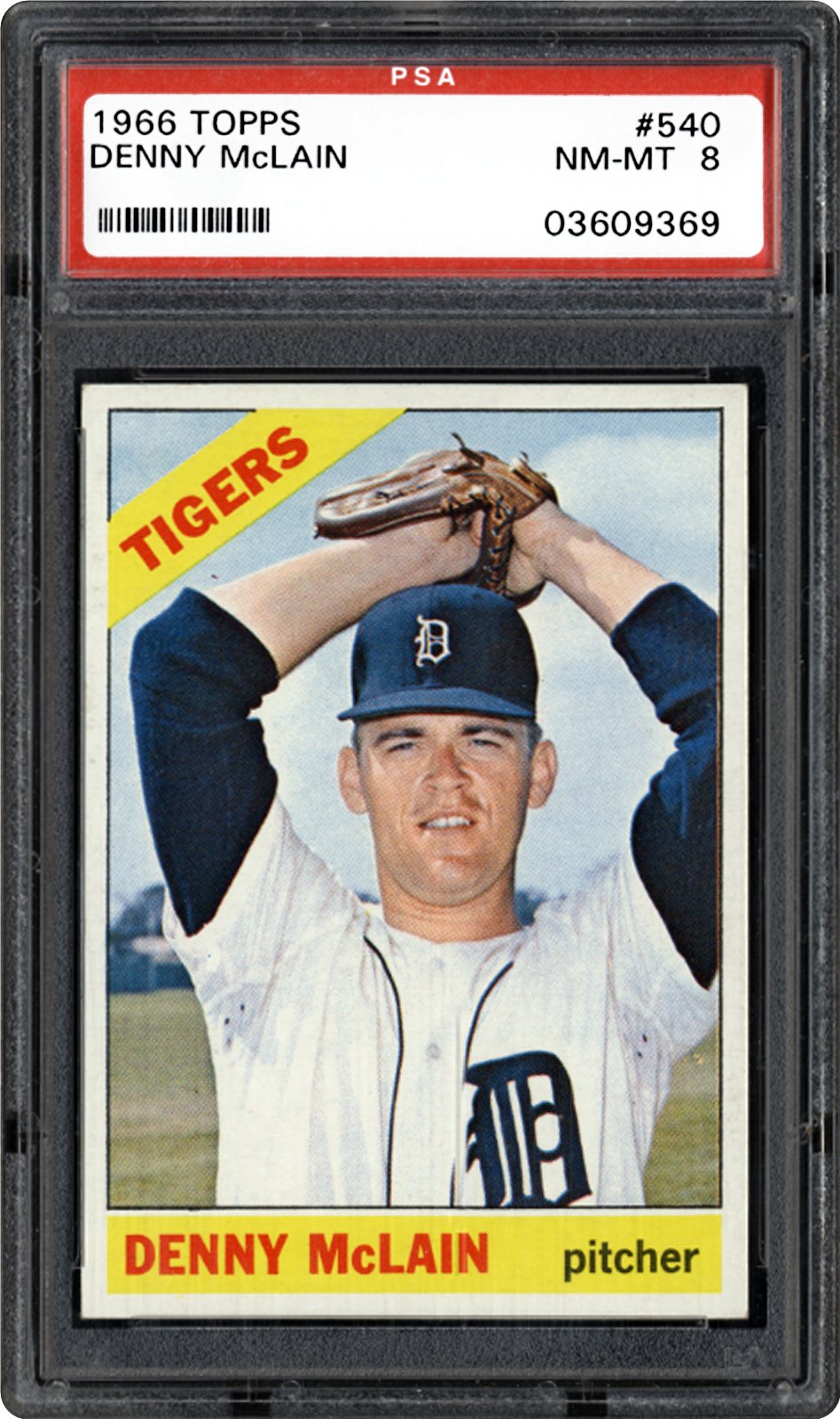 1966 Topps Denny McLain | PSA CardFacts™