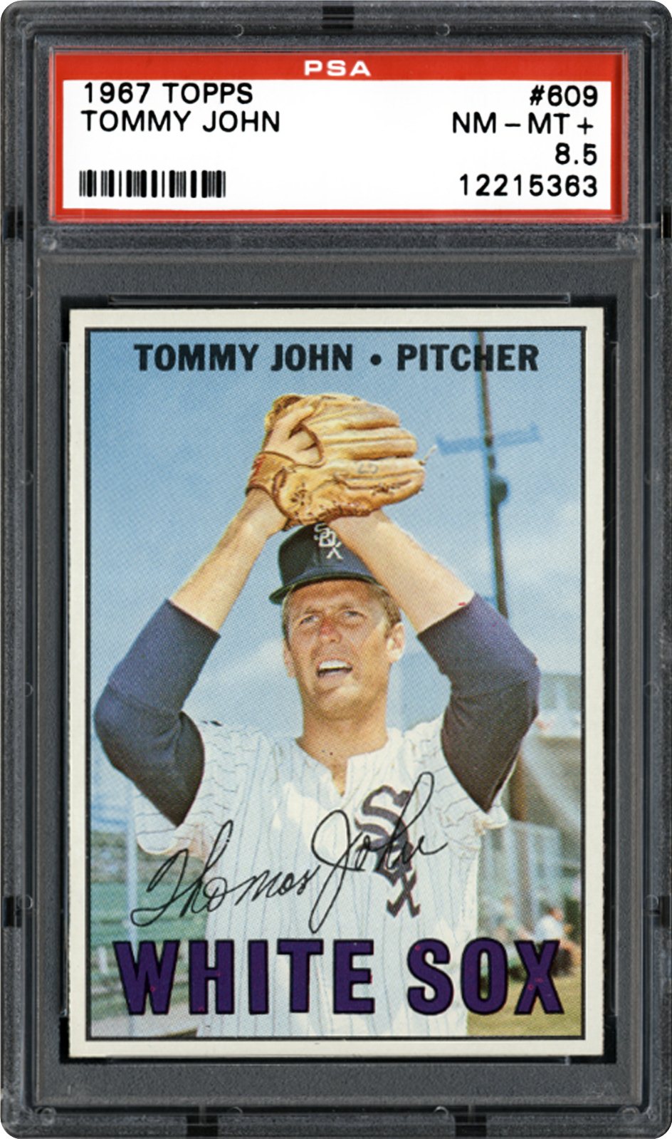 1967 Topps Tommy John PSA CardFacts™
