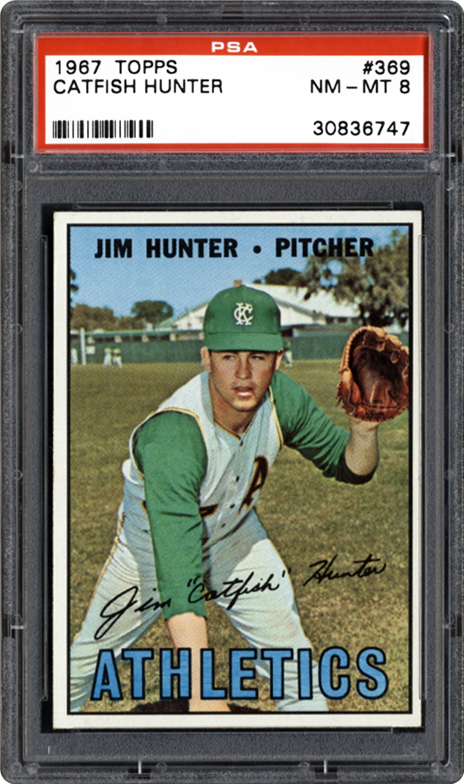 1967 Topps Catfish Hunter PSA CardFacts™