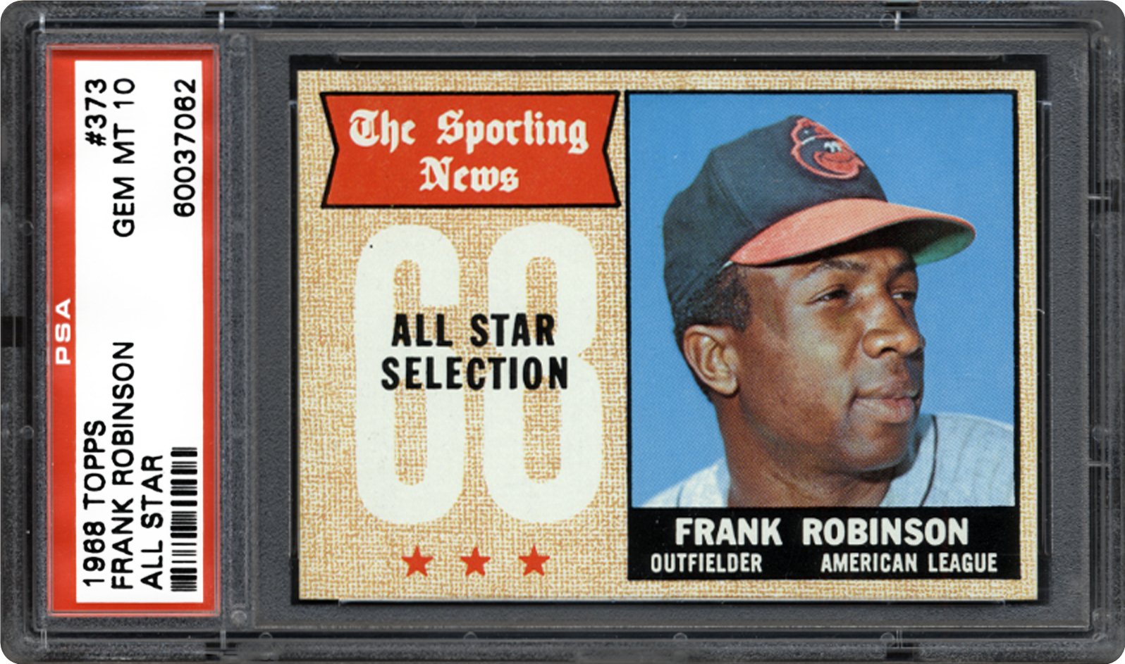 1968 Topps Frank Robinson All Star Psa Cardfacts™ 