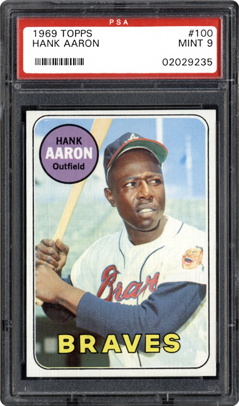 1969 Topps Hank Aaron PSA CardFacts