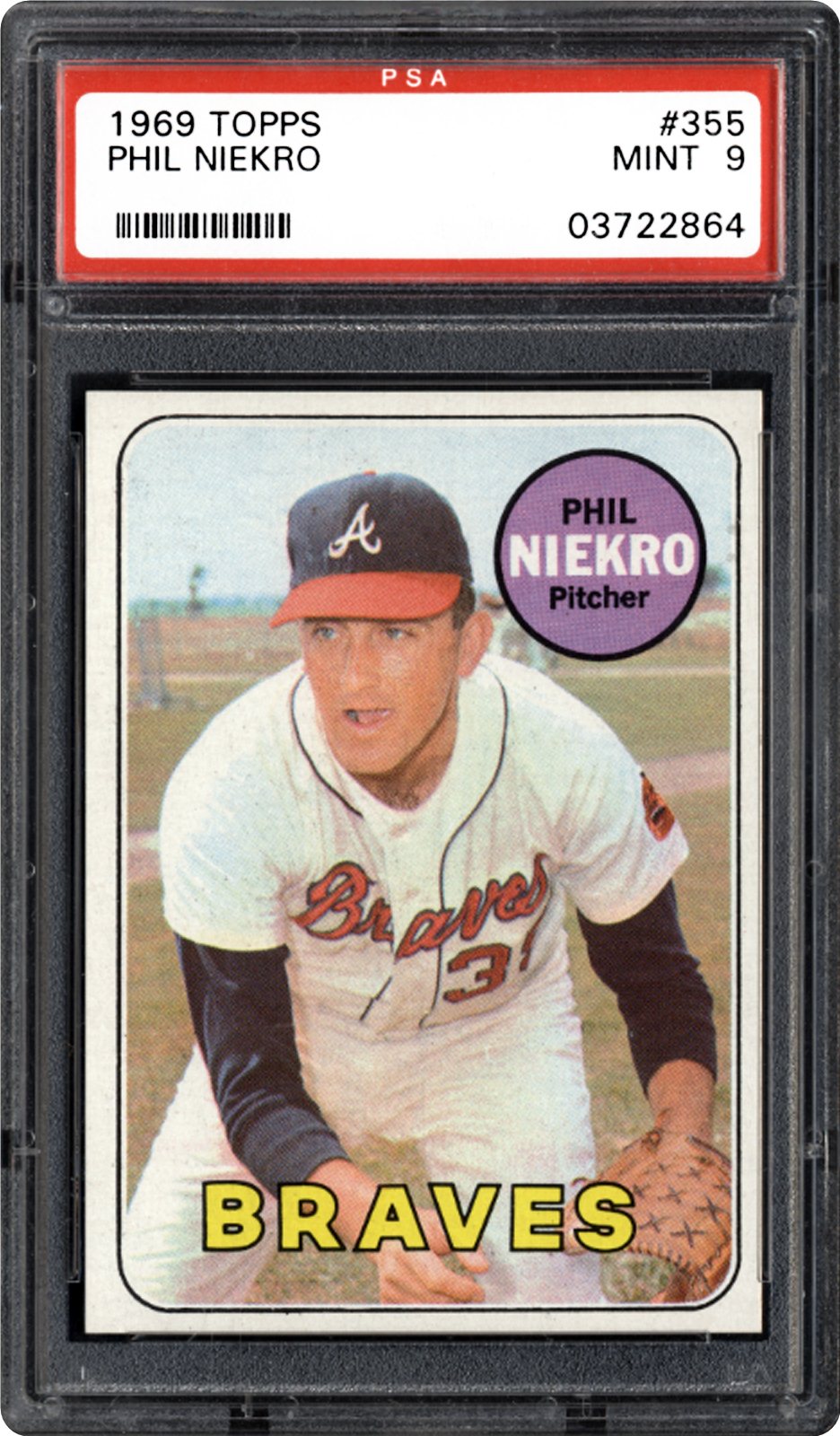 1969 Topps Phil Niekro | PSA CardFacts™