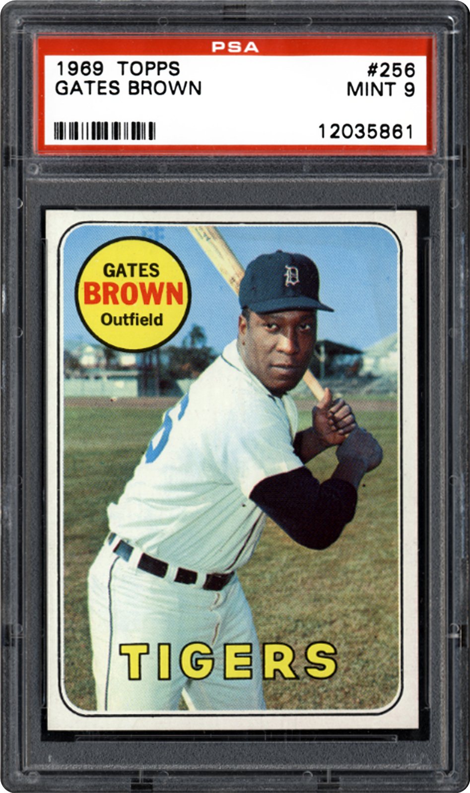 1969 Topps Gates Brown PSA CardFacts™