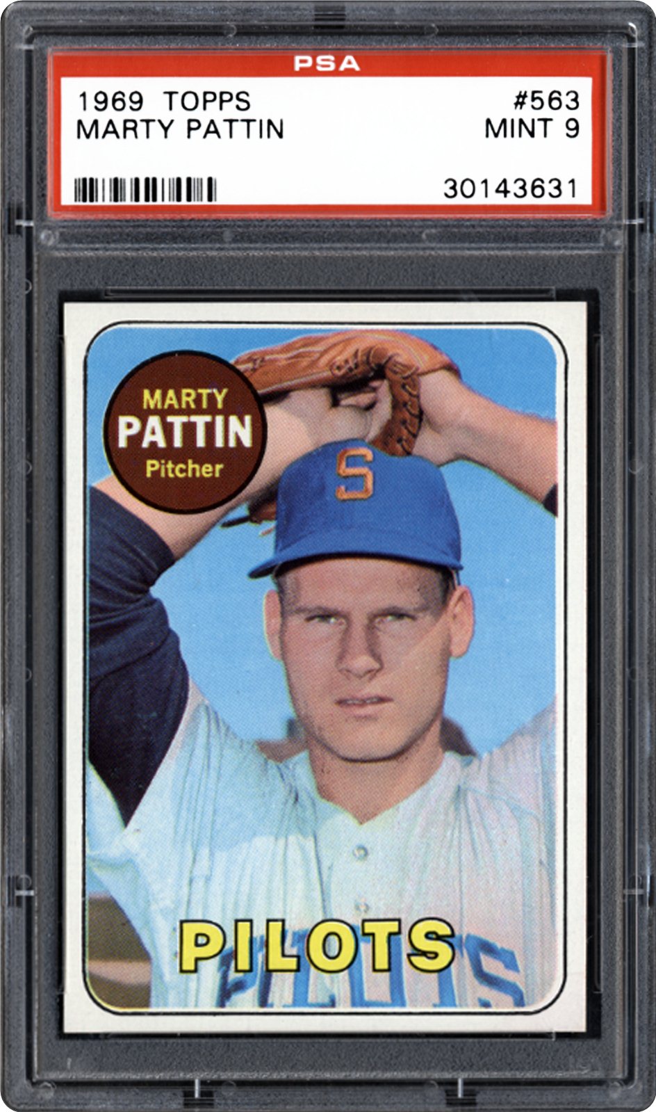 1969 Topps Marty Pattin PSA CardFacts™