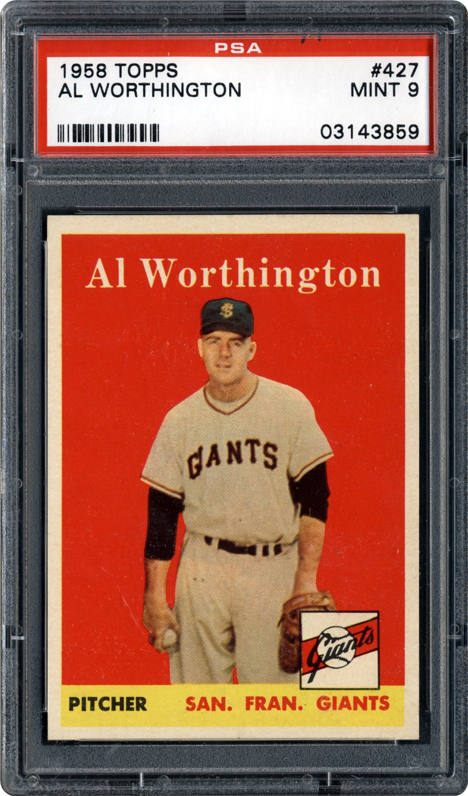 Topps Al Worthington Psa Cardfacts