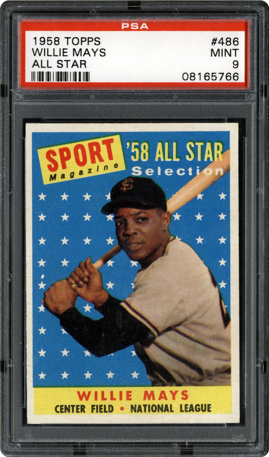 1958 Topps Willie Mays (all Star) 