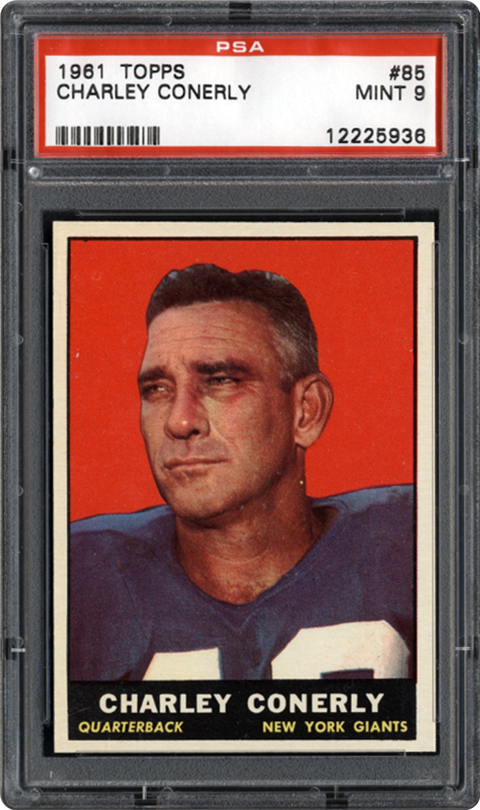 1961 Topps Charley Conerly 