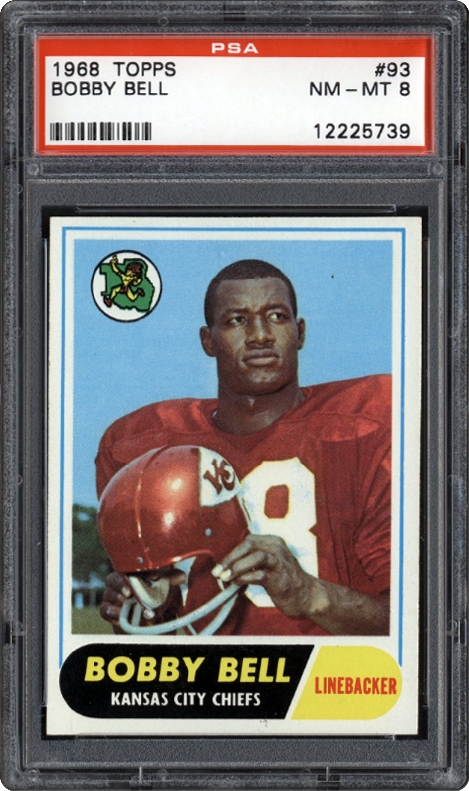 1968 Topps Bobby Bell Psa Cardfacts™