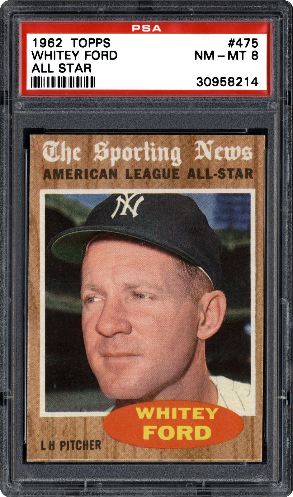 1962 Topps Whitey Ford All Star Psa Cardfacts™