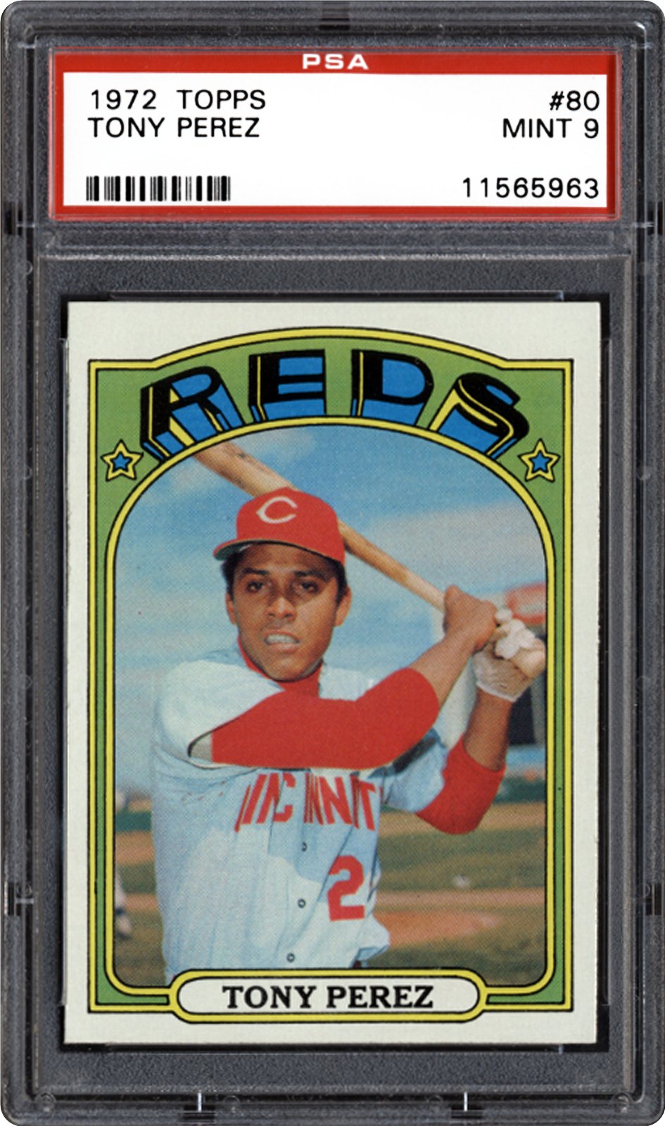 1972 Topps Tony Perez PSA CardFacts