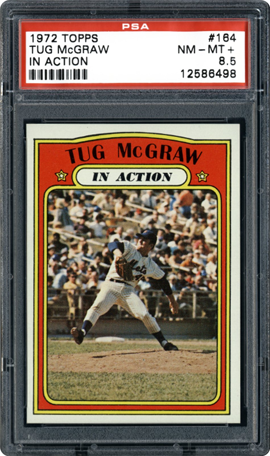 1972 Topps Tug McGraw (In Action) PSA CardFacts™