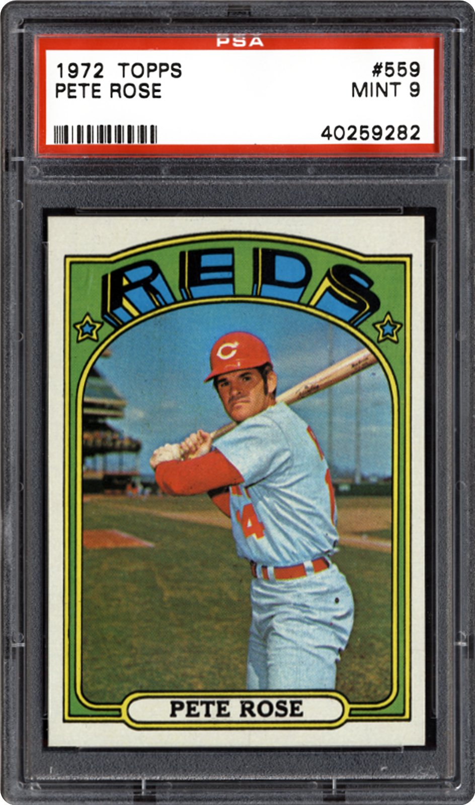 1972 Topps Pete Rose PSA CardFacts™