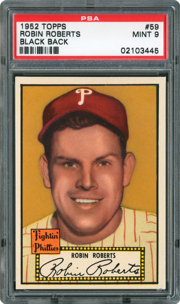 1952 Topps Robin Roberts Psa Cardfacts™