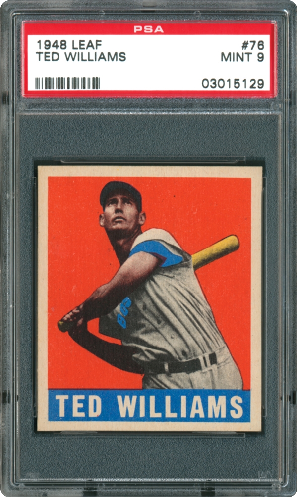 1948 Leaf Ted Williams PSA CardFacts 