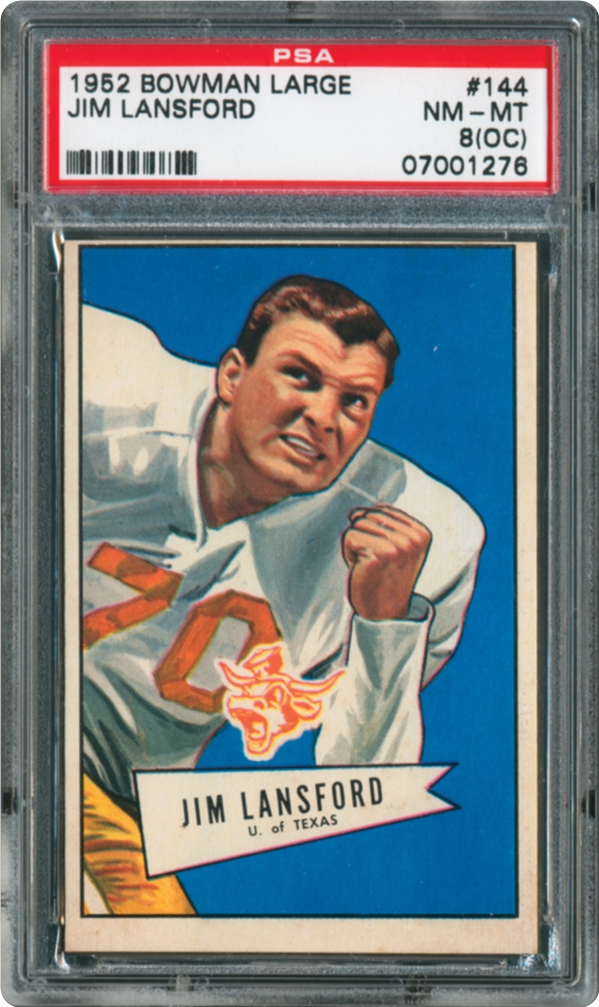 Football Cards 1952 Bowman Large PSA CardFacts™