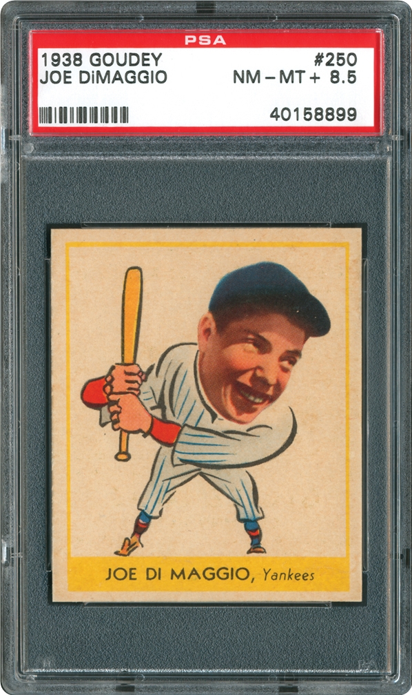 1938 Goudey Joe DiMaggio PSA CardFacts