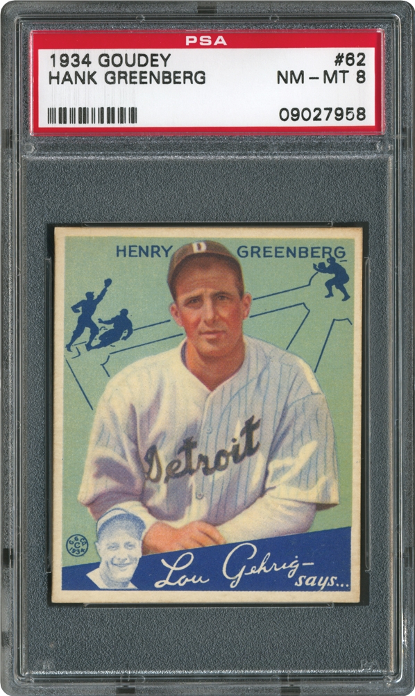 1934 Goudey Hank Greenberg PSA CardFacts™