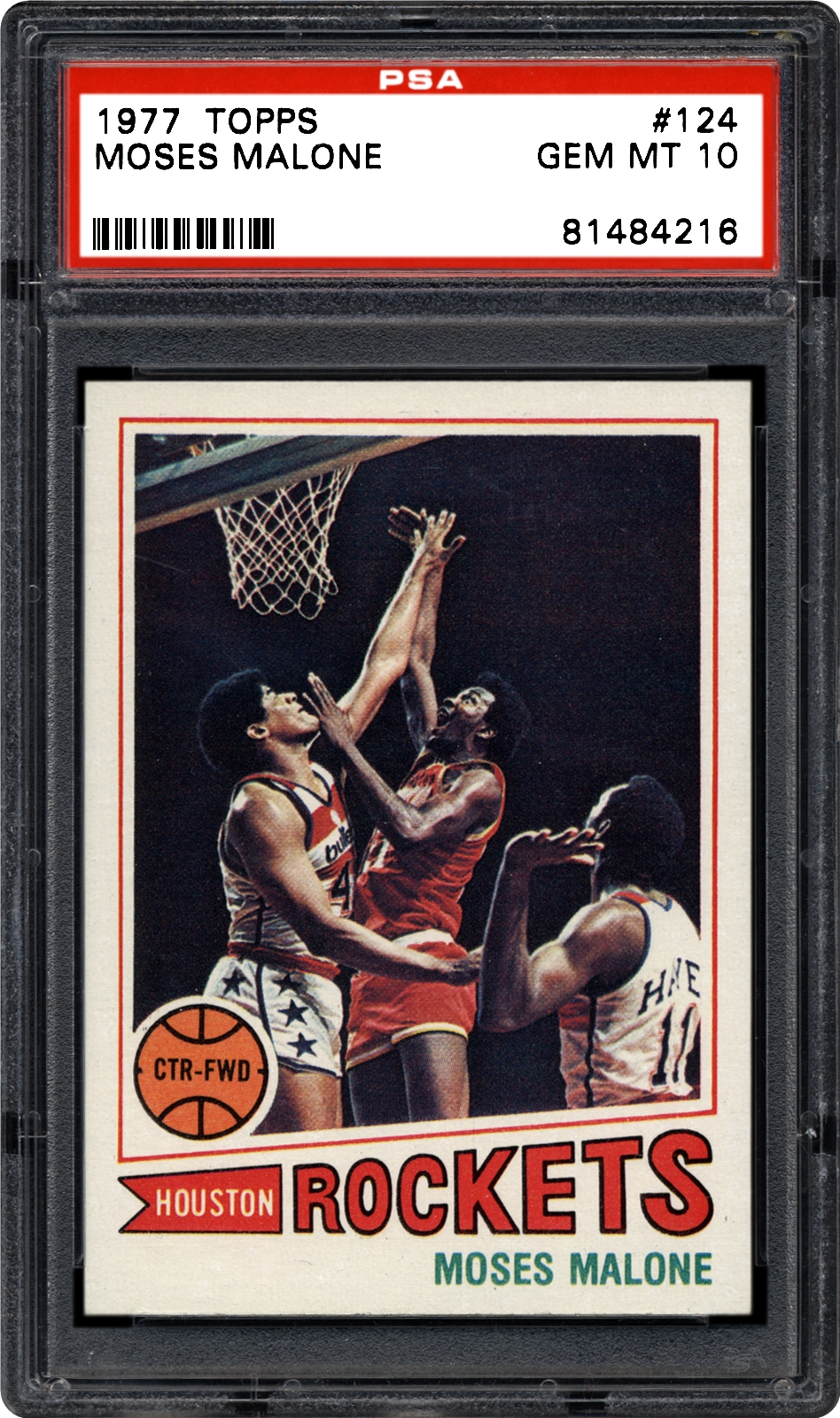 1977 Topps Moses Malone PSA CardFacts™