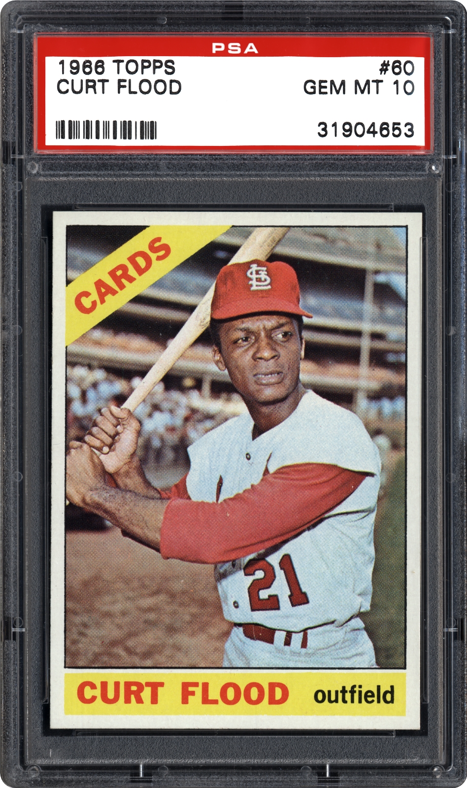 1966 Topps Curt Flood 