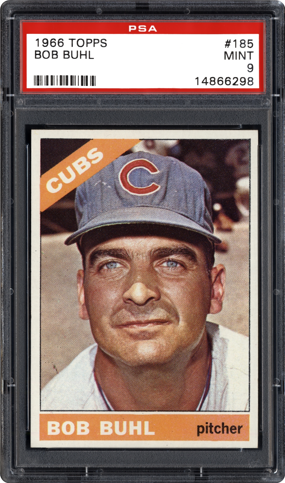 1966 Topps Bob Buhl Psa Cardfacts™