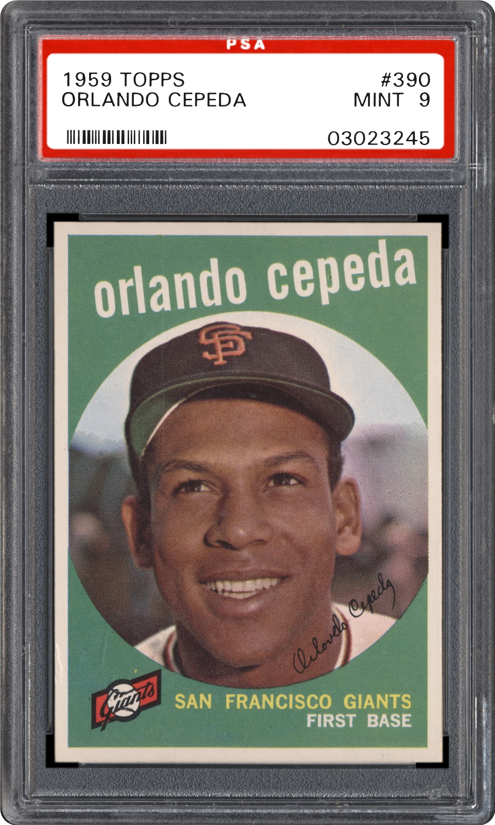 1959 Topps Orlando Cepeda PSA CardFacts™
