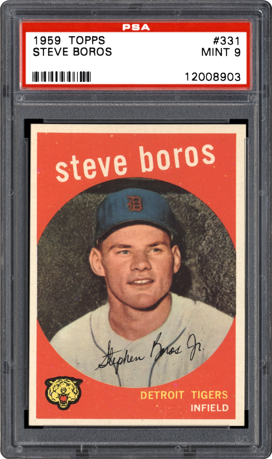 Topps Steve Boros Psa Cardfacts