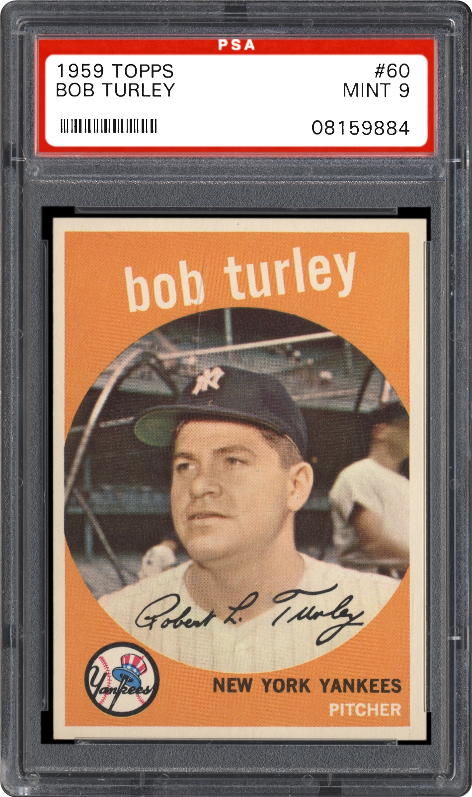 1959 Topps Bob Turley | PSA CardFacts™