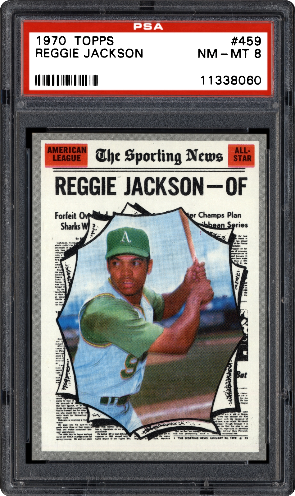 1970 Topps Reggie Jackson PSA CardFacts™