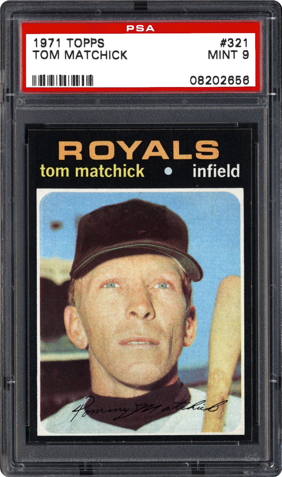 1971 Topps Tom Matchick Psa Cardfacts™