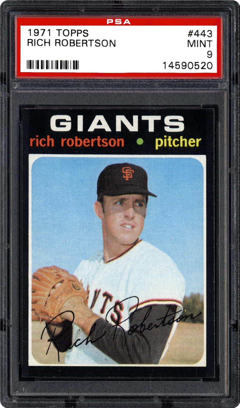 1971 Topps Rich Robertson PSA CardFacts™