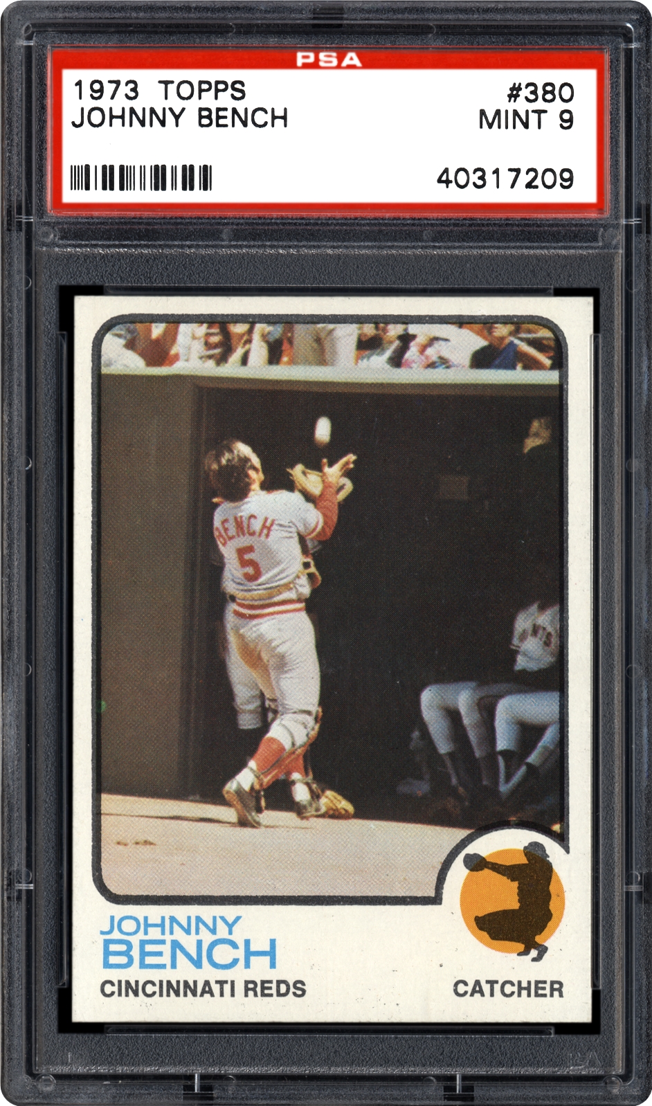 1973 Topps Johnny Bench | PSA CardFacts™