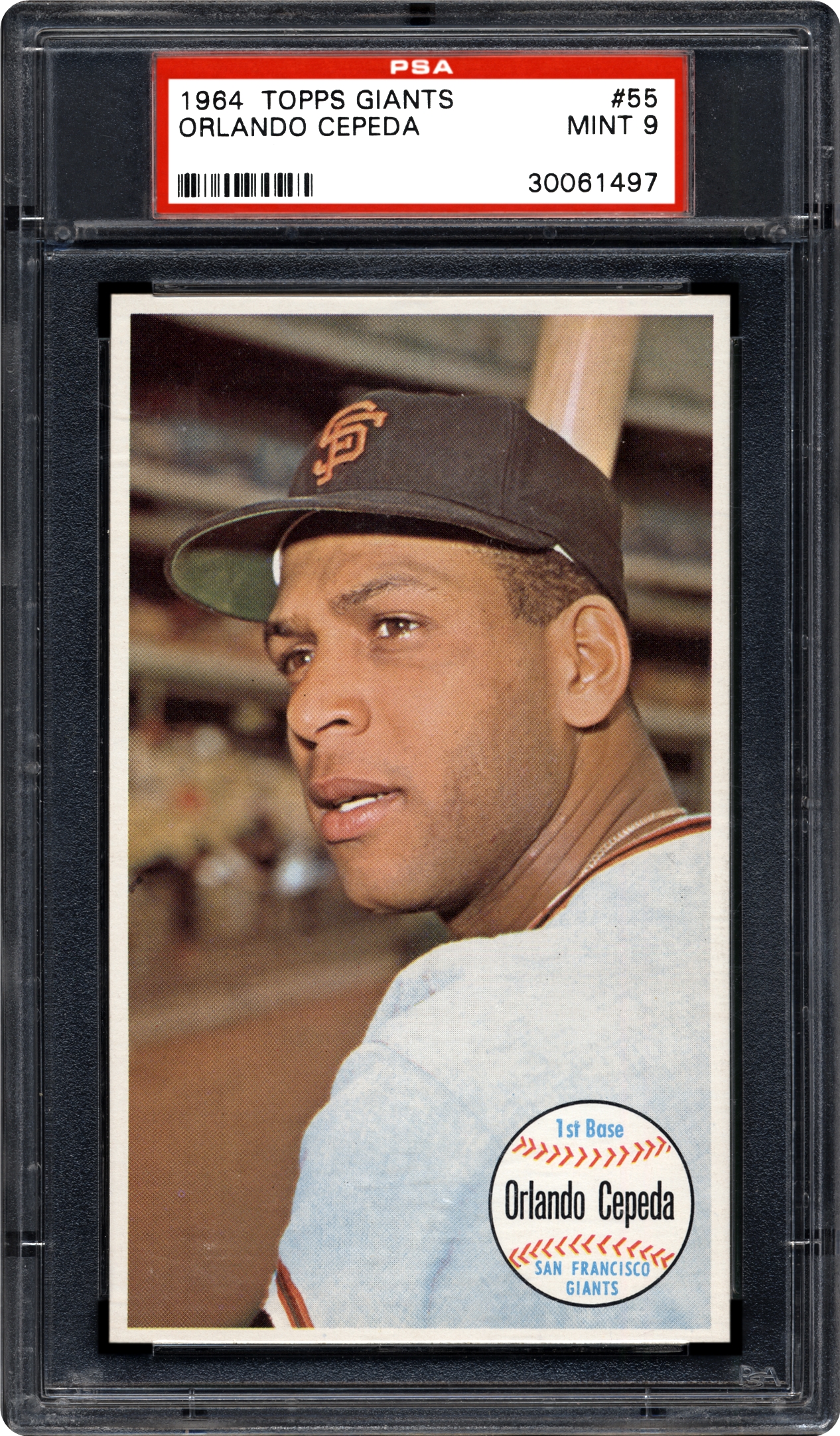 1964 Topps Giants Orlando Cepeda PSA CardFacts™