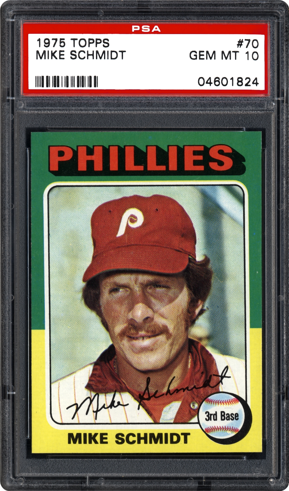 1975 Topps Mike Schmidt PSA CardFacts™