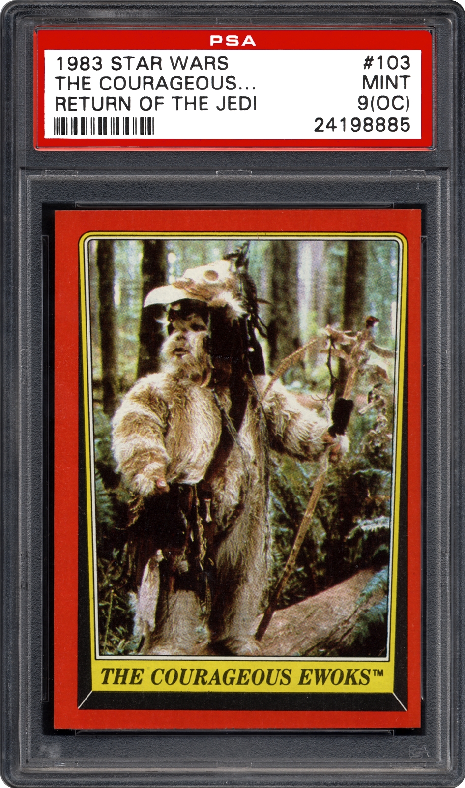 Star Wars Return Of The Jedi The Courageous Ewoks Psa Cardfacts