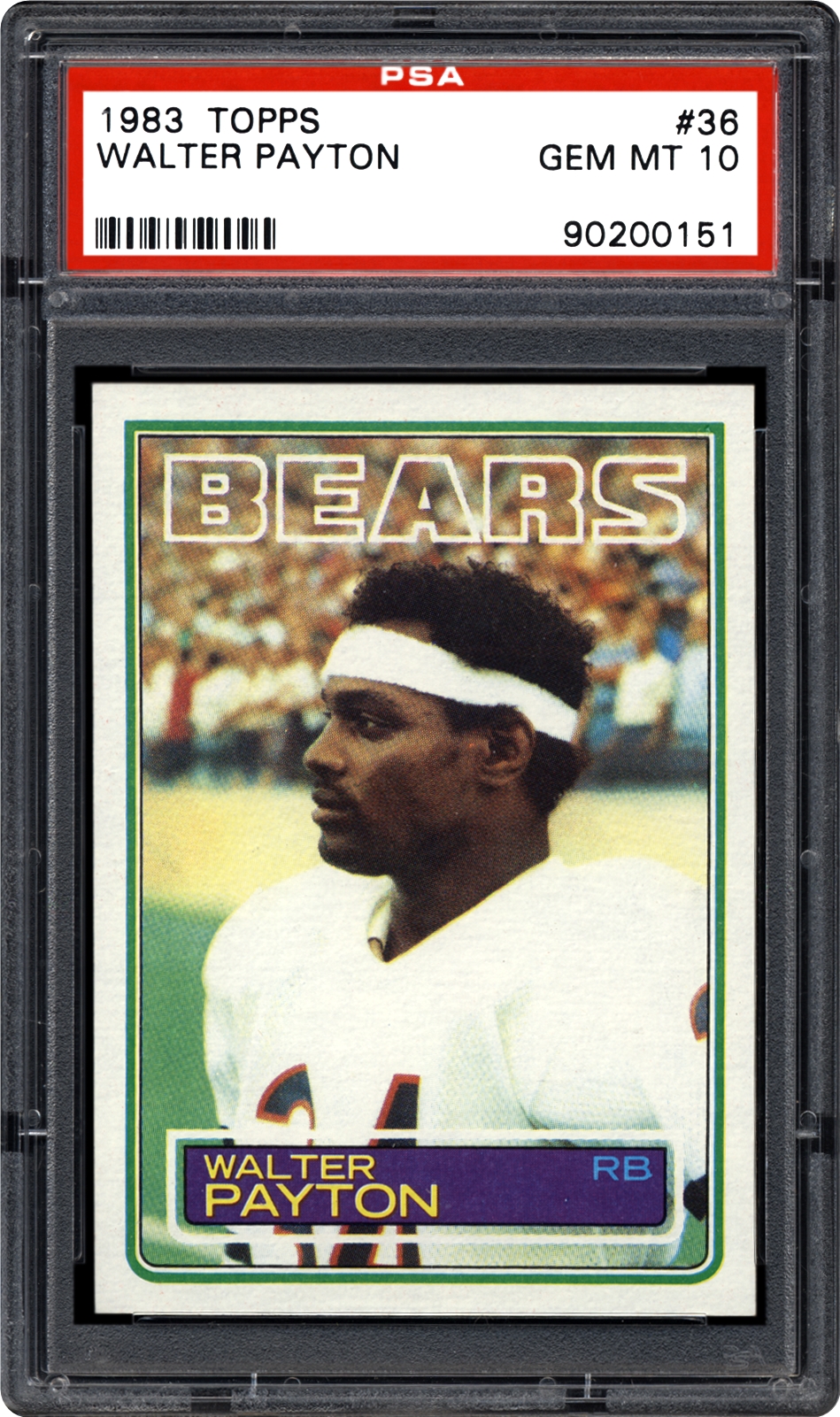 1983 Topps Walter Payton PSA CardFacts™