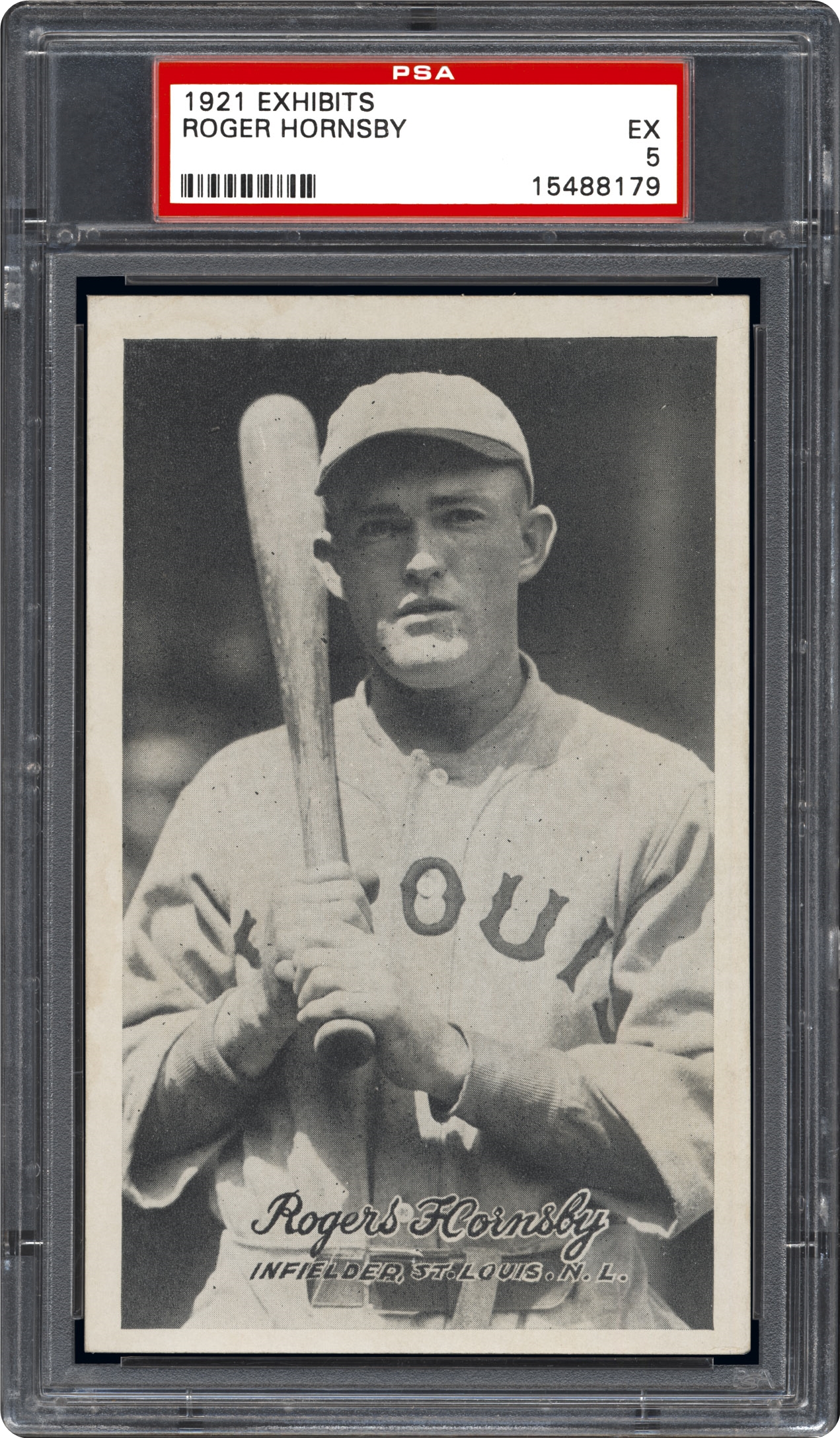 1921 Exhibits Rogers Hornsby PSA CardFacts™